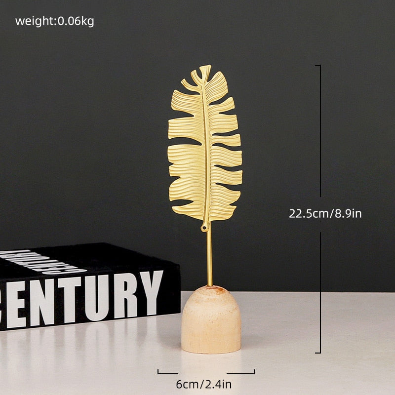Feather Wooden Table Accent - Premium 0 from The Luxury Pillow - Just $29.98! Shop now at The Luxury Pillow