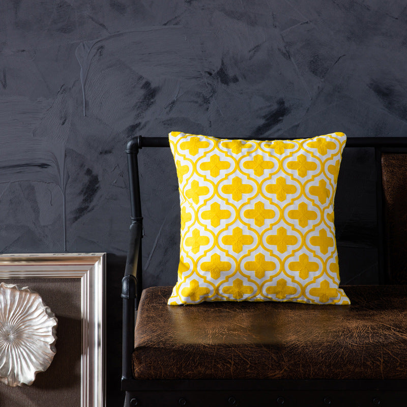 Yellow Pattern Decor Pillow - Premium from The Luxury Pillow - Just $52.99! Shop now at The Luxury Pillow