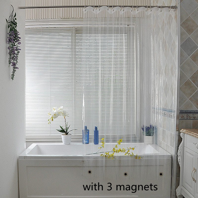 Clear Waterproof Shower Curtain - Premium Shower Curtain from The Luxury Pillow - Just $39.99! Shop now at The Luxury Pillow
