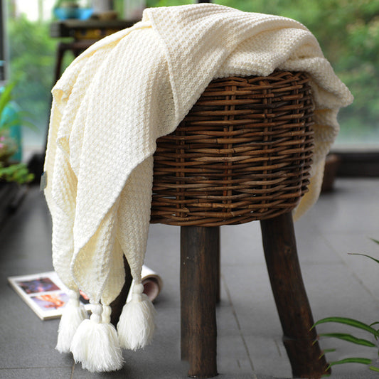 Woven Tassel Blanket - Premium Blanket from The Luxury Pillow - Just $89.98! Shop now at The Luxury Pillow