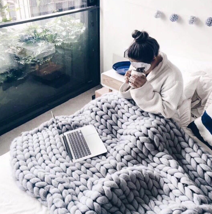 Merino Wool Blanket - Premium Blanket from The Luxury Pillow - Just $199.99! Shop now at The Luxury Pillow