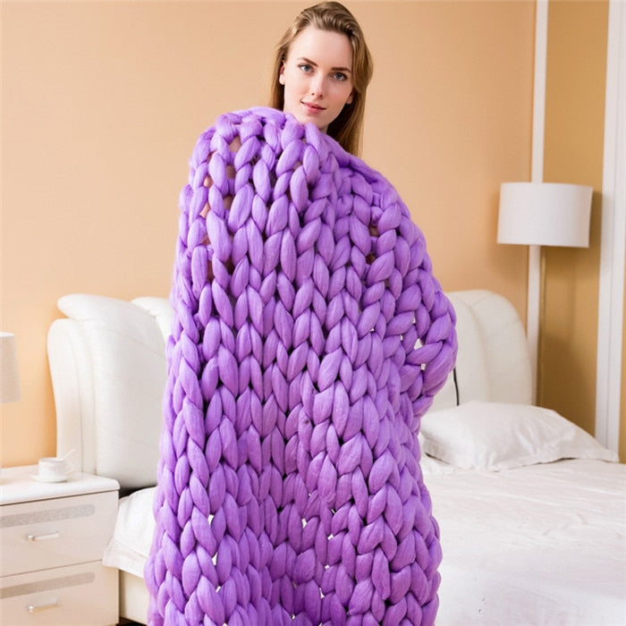 Merino Wool Blanket - Premium Blanket from The Luxury Pillow - Just $199.99! Shop now at The Luxury Pillow