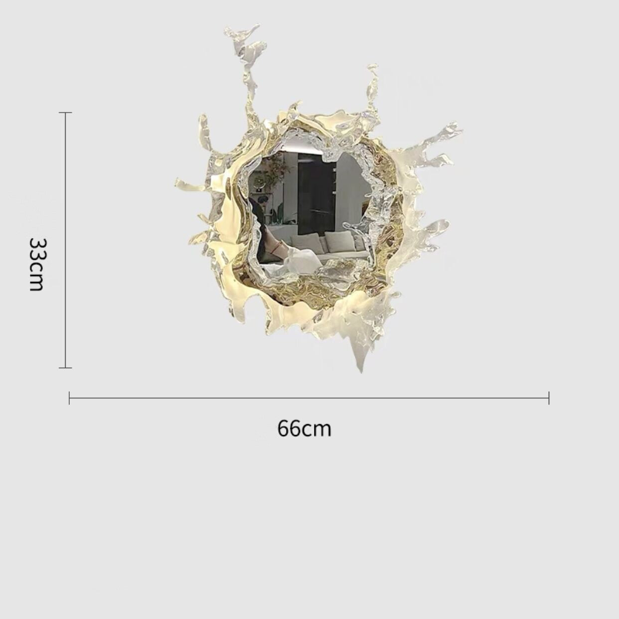 Splash Vanity Mirror Wall Lamp - Premium Wall Lamp from The Luxury Pillow - Just $1100.0! Shop now at The Luxury Pillow