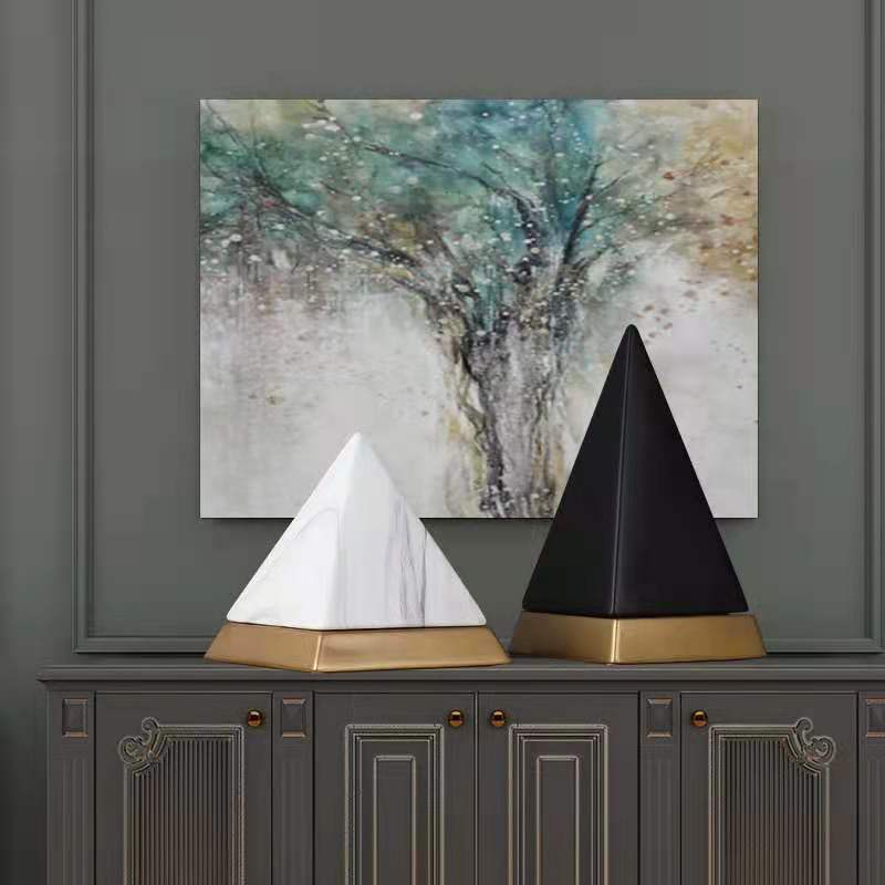 Modern Pyramid Table Accent - Premium 0 from The Luxury Pillow - Just $94.99! Shop now at The Luxury Pillow