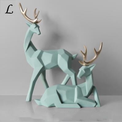 Geometric Elk Deer Table Accent - Premium Table Accent from The Luxury Pillow - Just $179.99! Shop now at The Luxury Pillow