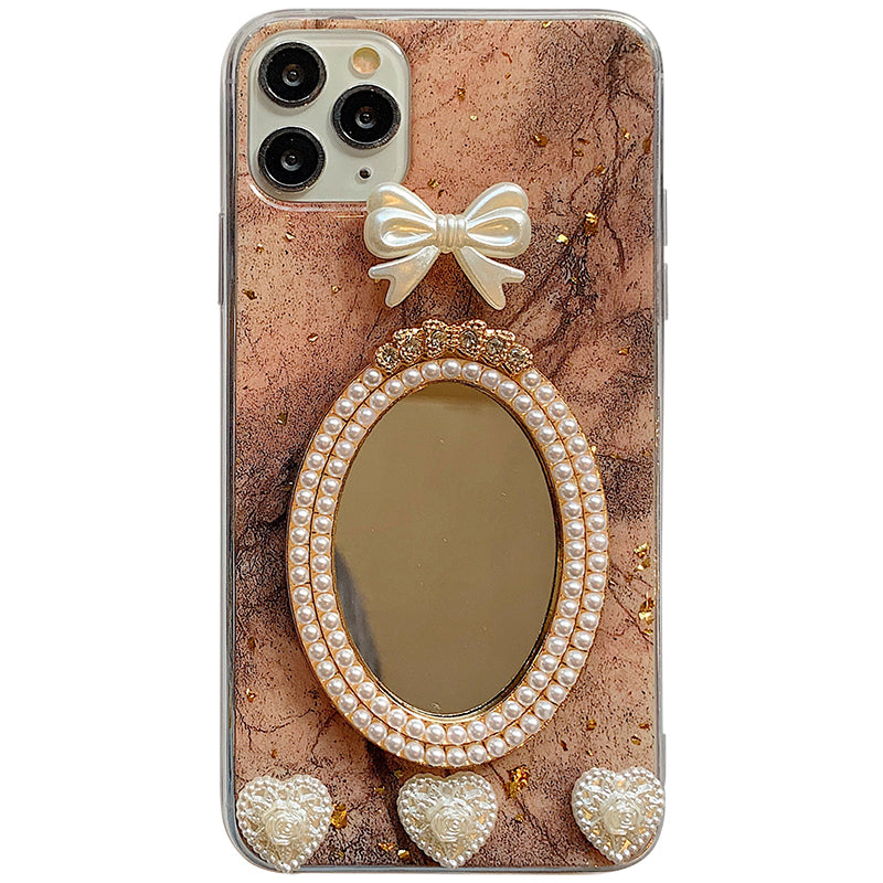 Marble Bowknot Mirror Phone Case - Premium Phone Case from The Luxury Pillow - Just $31.99! Shop now at The Luxury Pillow