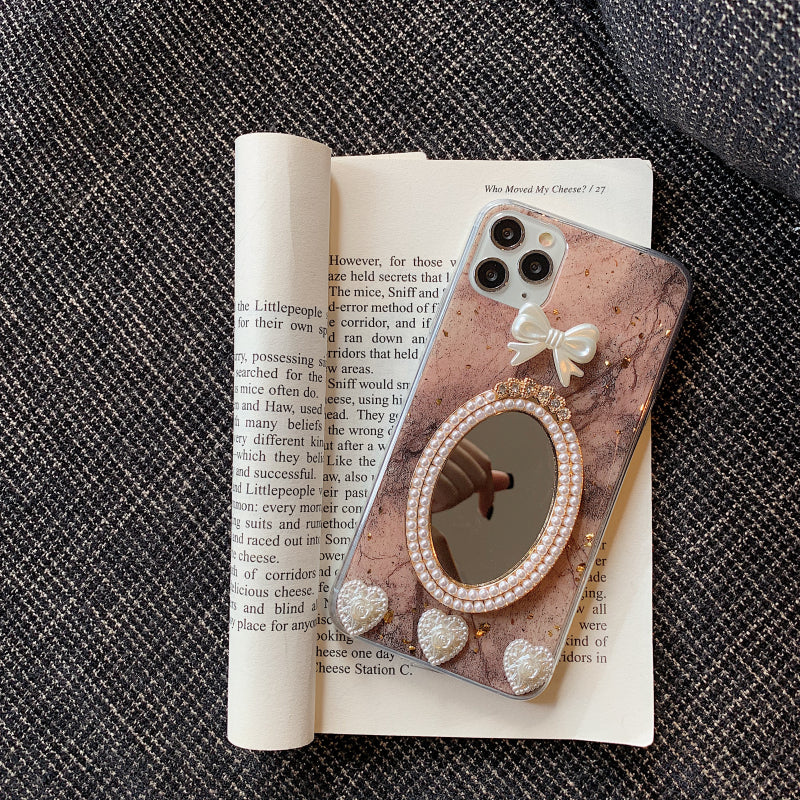 Marble Bowknot Mirror Phone Case - Premium Phone Case from The Luxury Pillow - Just $31.99! Shop now at The Luxury Pillow