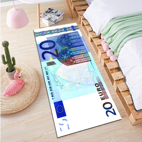 Banknote Money Rug - Premium Rug from The Luxury Pillow - Just $99.98! Shop now at The Luxury Pillow