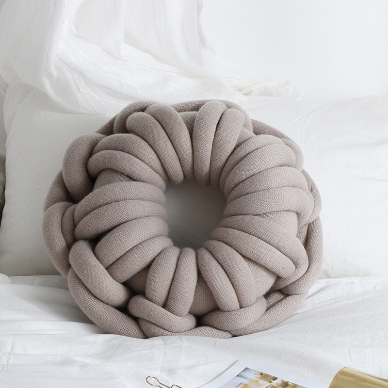 Circle Ring Knot Pillow - Premium Knotted Pillow from Luxury Pillow - Just $89.99! Shop now at The Luxury Pillow
