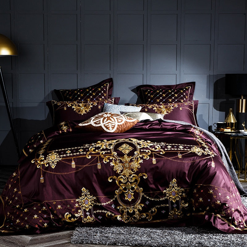 Egyptian Cotton Luxury Duvet Bedding Set - Premium Duvet Set from The Luxury Pillow - Just $309.99! Shop now at The Luxury Pillow