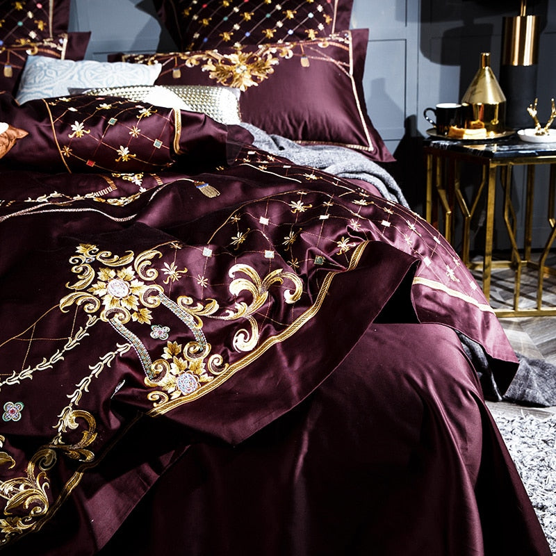 Egyptian Cotton Luxury Duvet Bedding Set