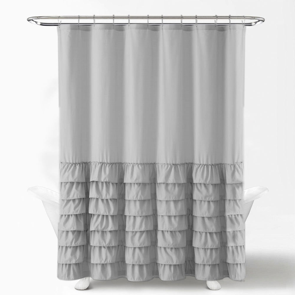 Soft Pink Ruffle Shower Curtain - Premium  from The Luxury Pillow - Just $56.99! Shop now at The Luxury Pillow