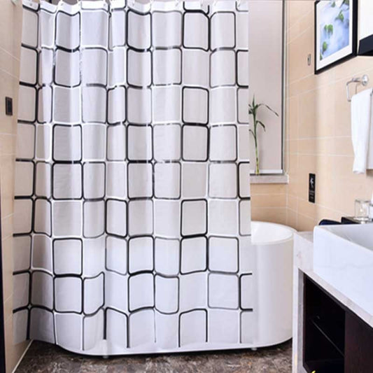 Modern Geometric Shower Curtain - Premium Shower Curtain from The Luxury Pillow - Just $34.99! Shop now at The Luxury Pillow