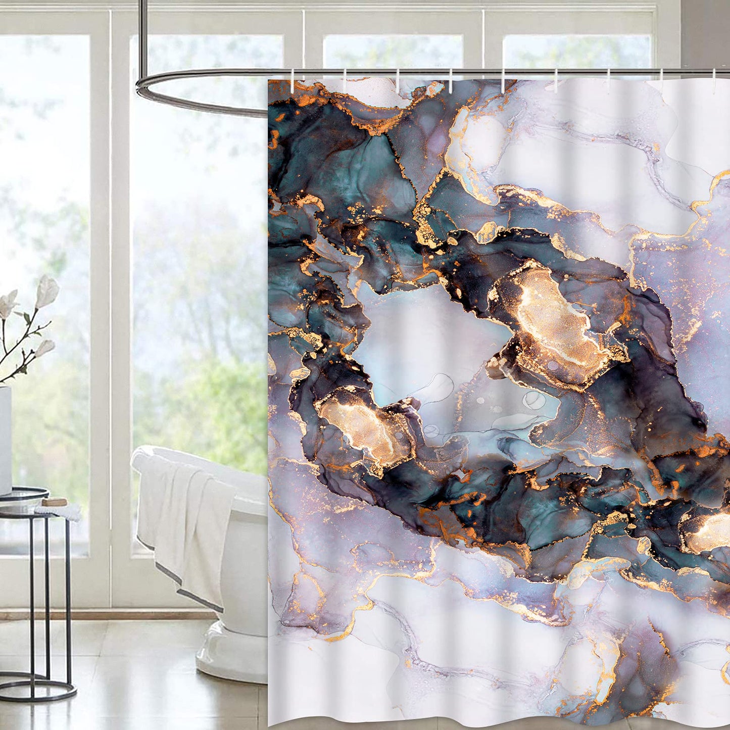 Marble Shower Curtain