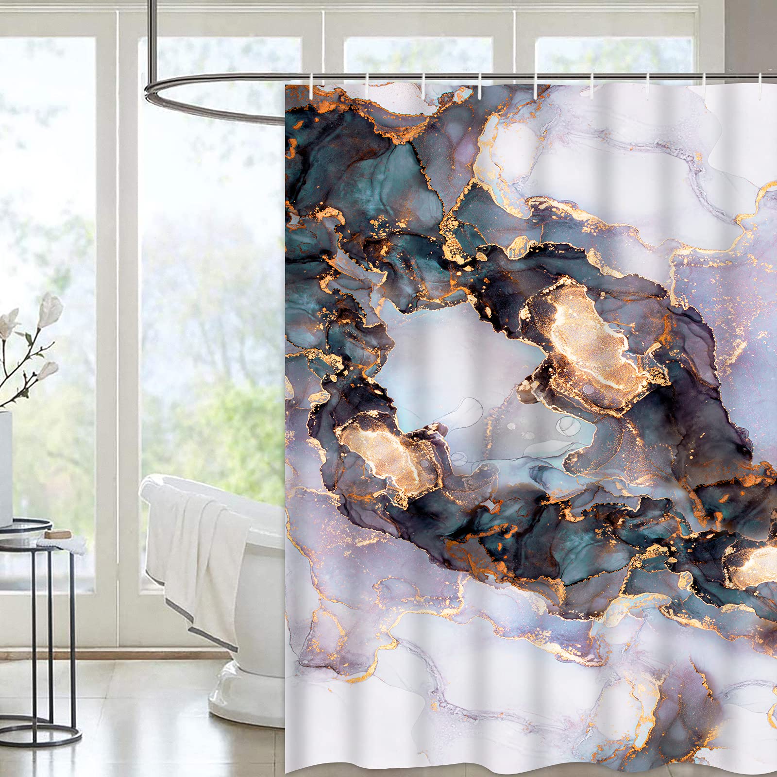 Marble Shower Curtain - Premium  from The Luxury Pillow - Just $49.99! Shop now at The Luxury Pillow