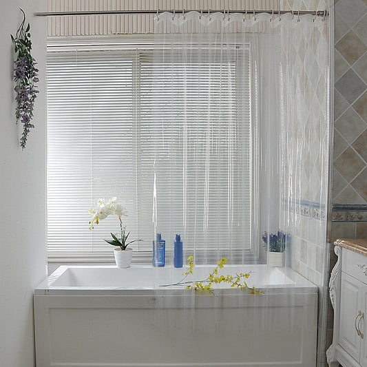 Clear Waterproof Shower Curtain - Premium Shower Curtain from The Luxury Pillow - Just $39.99! Shop now at The Luxury Pillow
